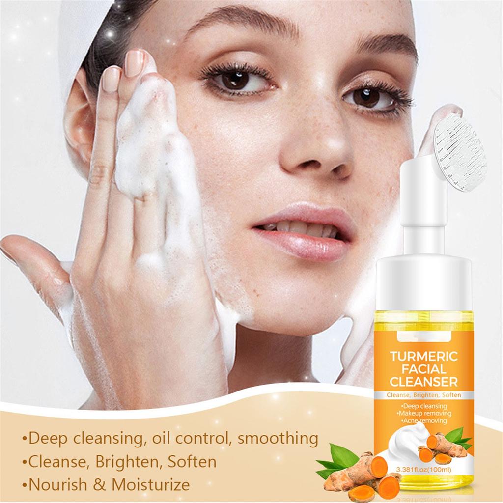 Whitening And Rejuvenating Cleansing Mousse; Cleansing Milk; Whitening Facial Cleanser 100ml