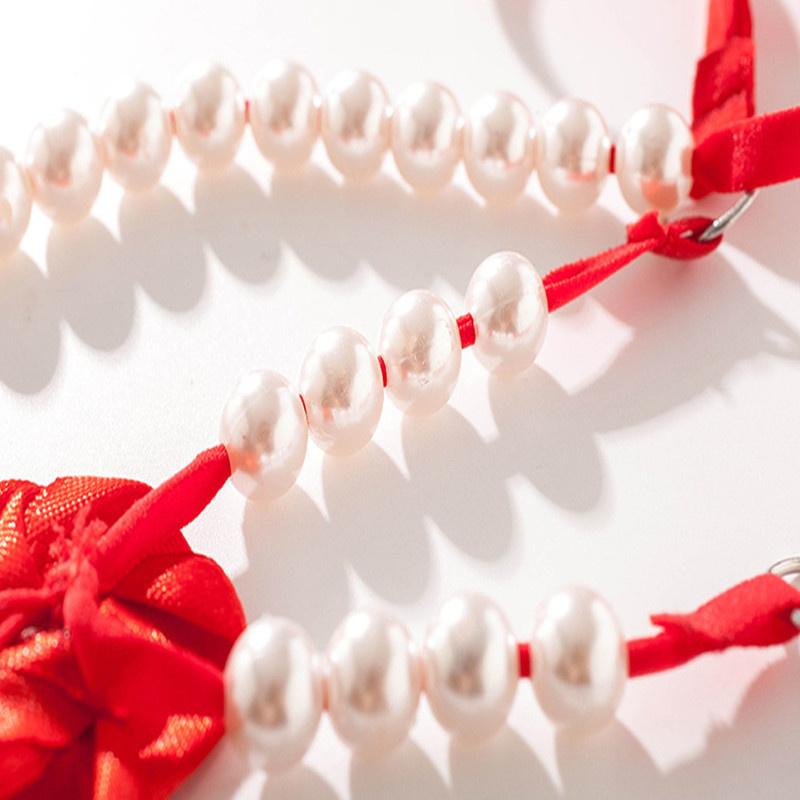 Сексуальные кружевные стринги, женские стринги с открытой промежностью и жемчугом, трусы, горячее эротическое нижнее белье