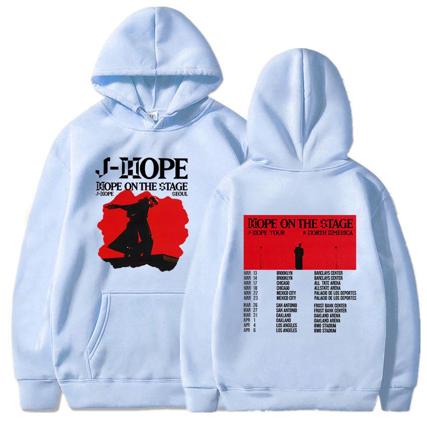 Korean Dancer J-Hope New Hoodies Hope on The Stage Tour 2026 Funny Sweatshirt Unisex Casual Clothes Hip Hop Fashion Aesthetic Pullover mens clothes