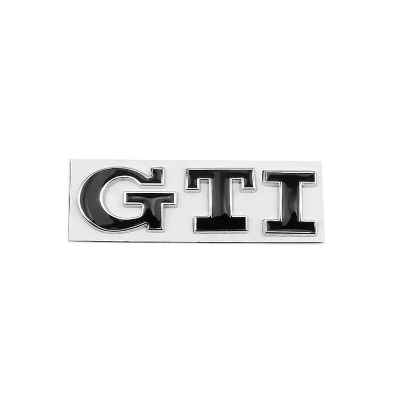 W123Metal Car Femder Side Emblem Rear Trunk Badge Sticker for Volkswagen VW GTI Logo Golf 5 7 JETTA MK4 PASSAT Polo SCIROCCO T-ROC