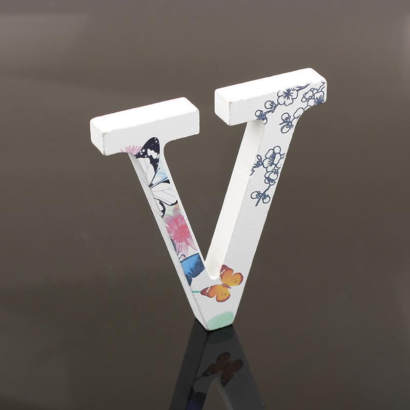 Wooden Alphabet Craft Letters Plaque Home Wedding Nursery Party Decoration