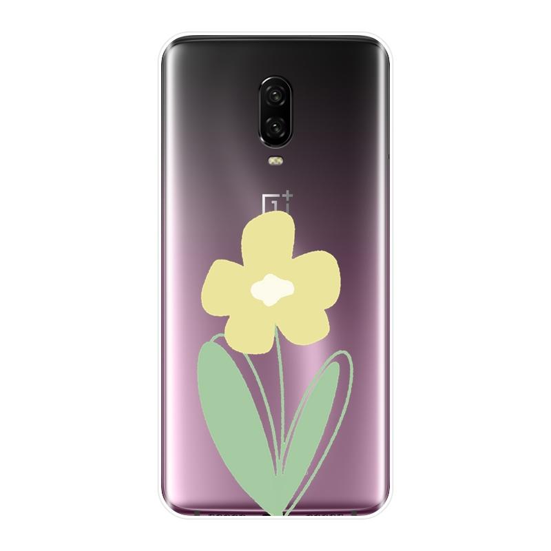 Силиконовый чехол для телефона OnePlus 3 3T 5 5T 6 6T 7 7 Pro, мягкая задняя крышка с милым цветком и радугой для One Plus 3 3T 5 5T 6 6T 7 7 Pro