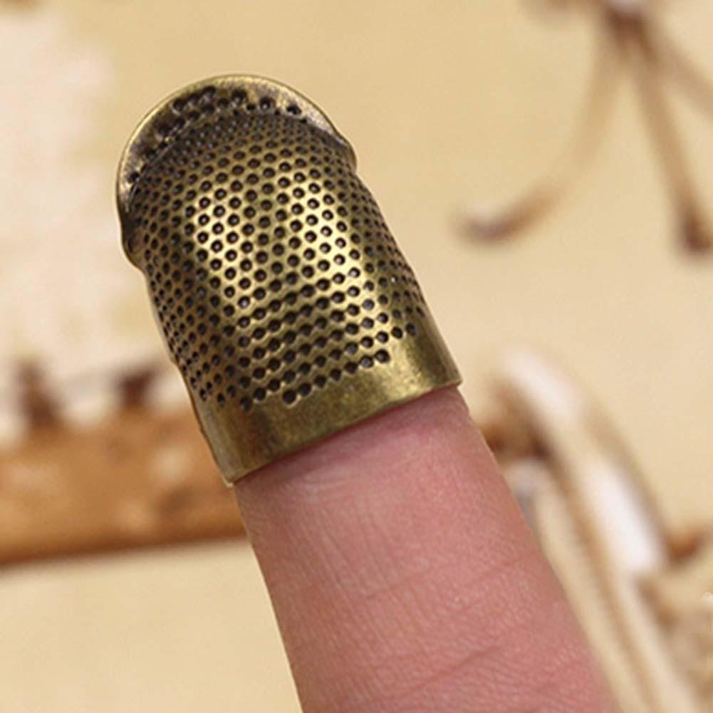 Thimble Sewing Press-fit Thimble Finger Sleeve Household Adjustable Thimble Ferrule Metal
