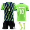 Personalised Shirts Kit Mens Girls With Name Number Custom Football Jerseys For Boys Training Suit