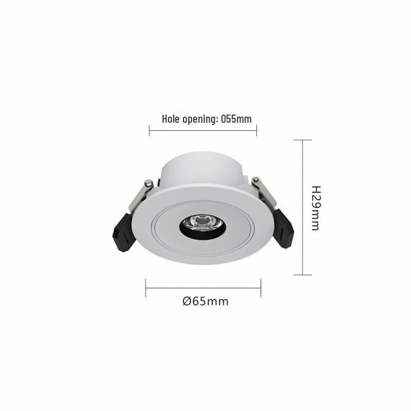 Recessed Spotlight Wall Washer for Hotel Clubhouse Display Cabinets