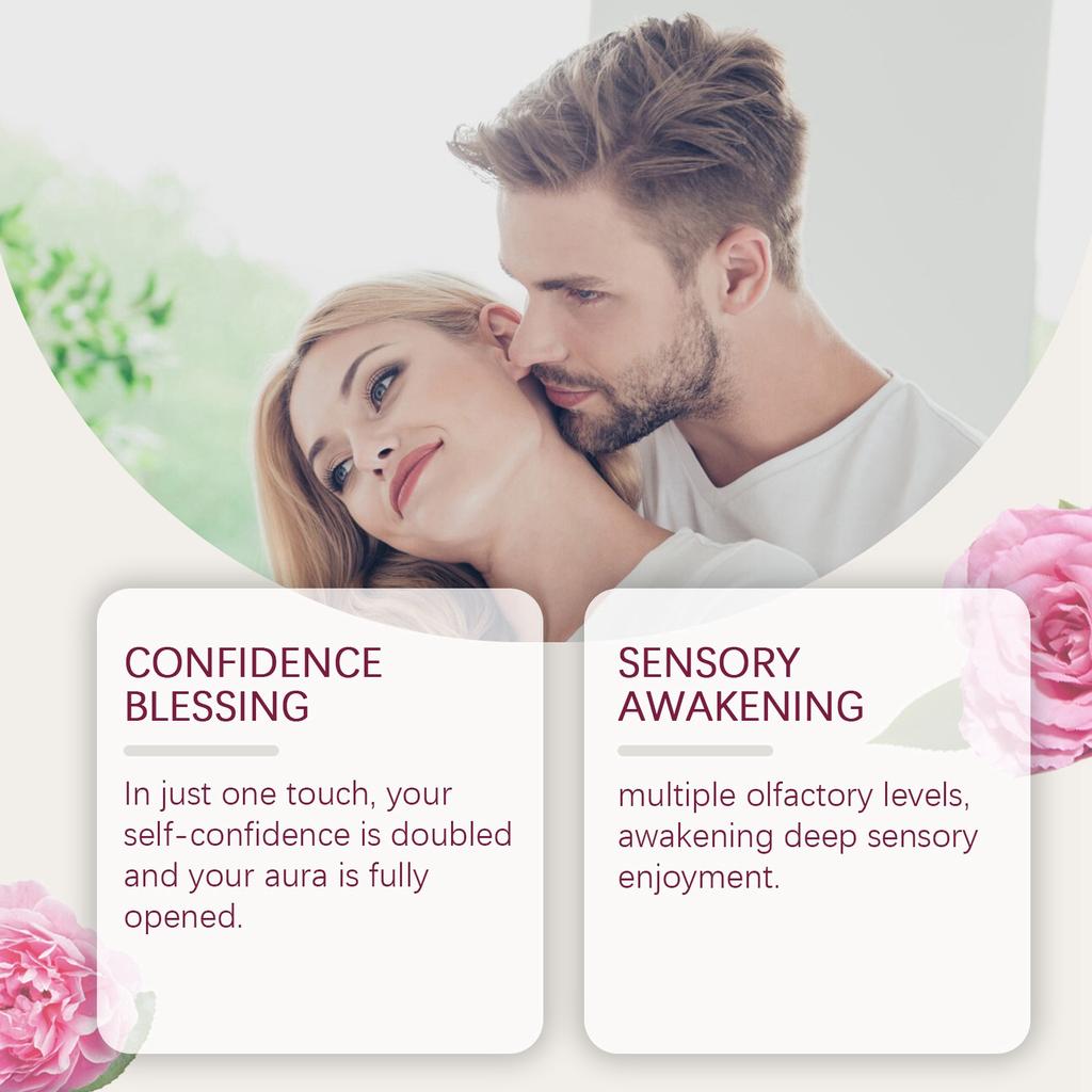 Роликовые духи с феромонами, аромат розы, портативные, женские, взрослые, элегантные, свежие, источающие флирт, привлекательные духи 10 мл