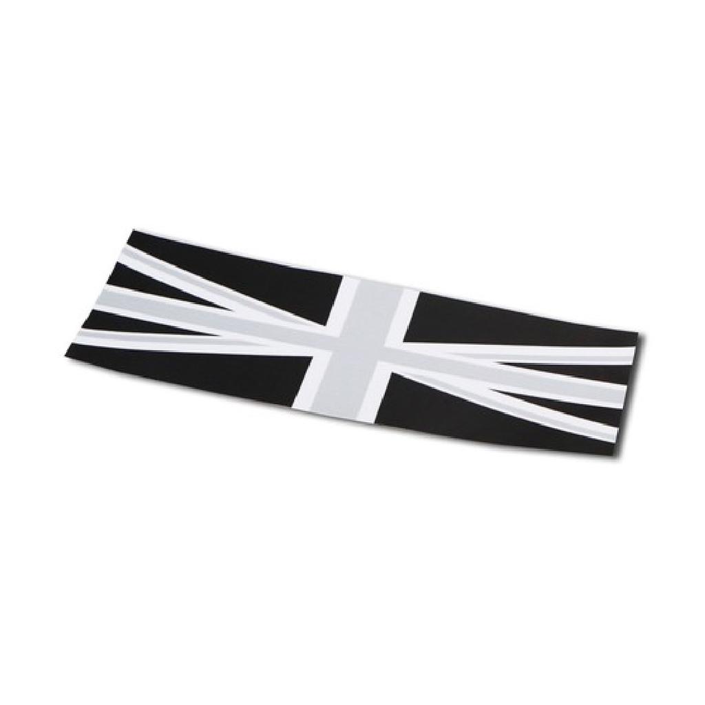Black Union Jack UK Flag Pattern Vinyl Sticker Decal For Mini Cooper Door Handle