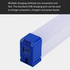 1 шт. USB-лампа для зарядки, магнитная подвеска, подсветка, ночной рынок, аккумулятор, аварийное освещение, светодиодная люминесцентная трубка, световая полоса