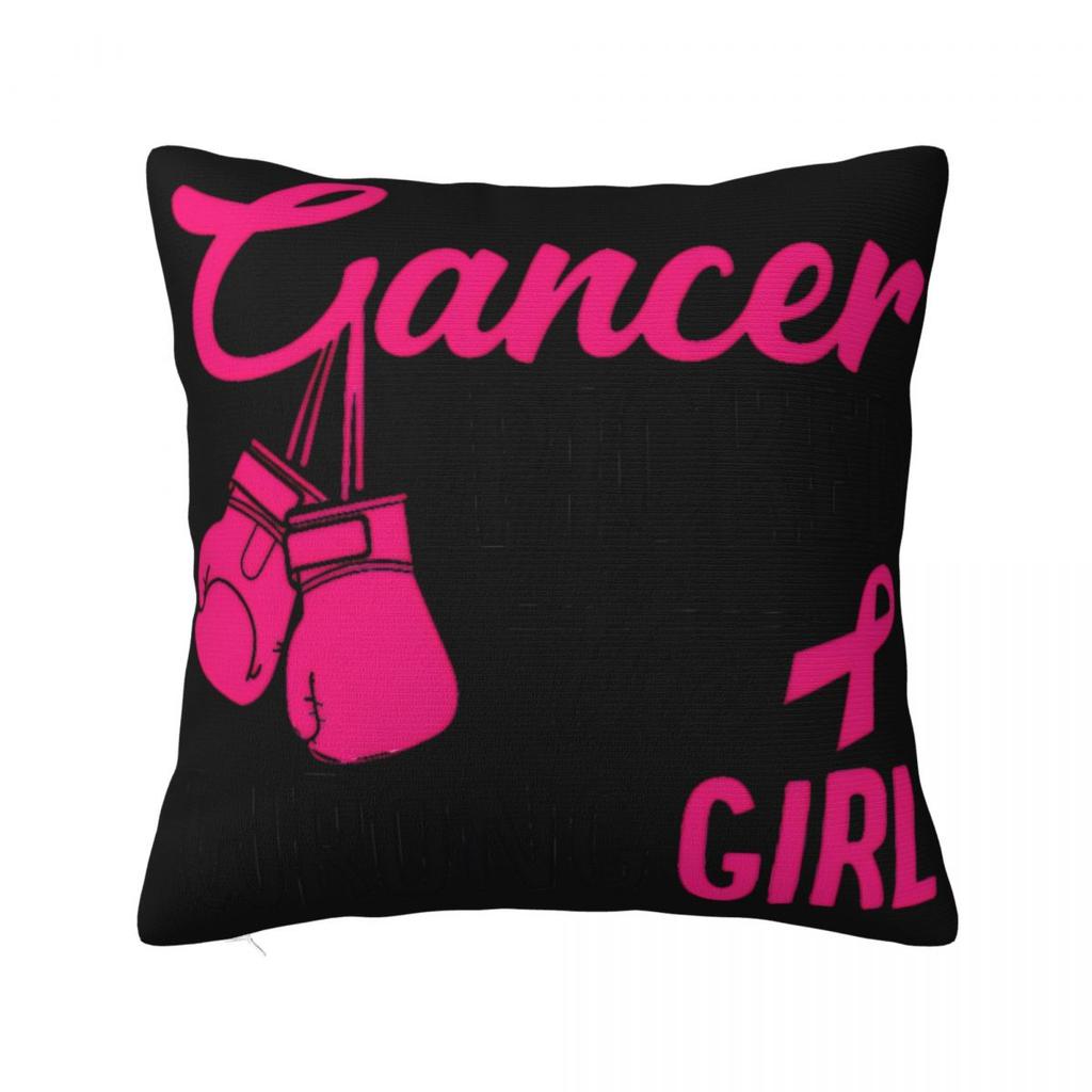 Football Breast Cancer Awareness Support Pillow Covers Car Cushion Cover Cute Pillowcase 4040