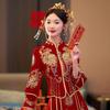 Huachuxi Осень/Зима 2025 Свадебное платье Сюхэ: Маленький свадебный и тостовый наряд