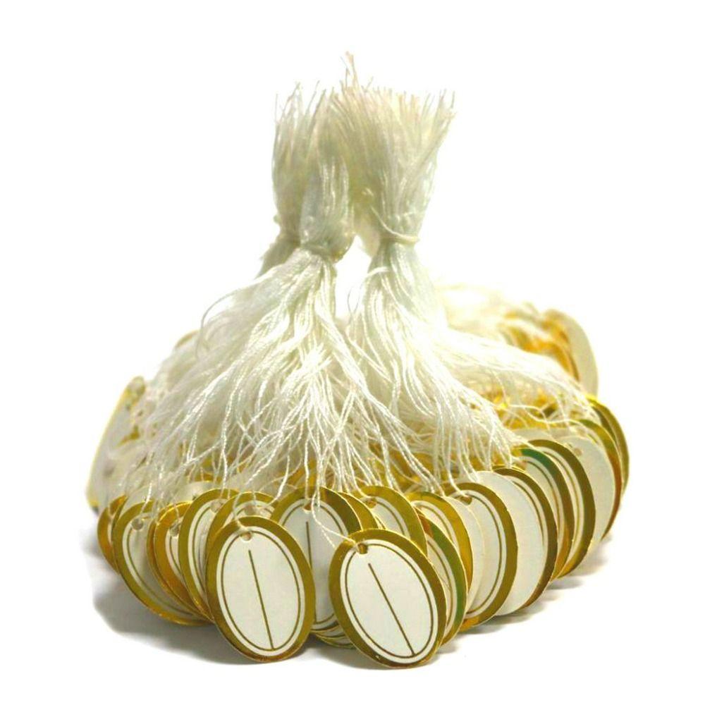 Пустой Золотой/Серебряный Край Картон Дисплей Инструмент Подвесные Бирки Ювелирные Подвесные Бирки Ювелирные Ценники