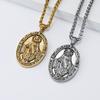 Popular Jewelry Titanium Steel Necklace Male Personality Hip Hop Street Hipster Literary Retro Pendant