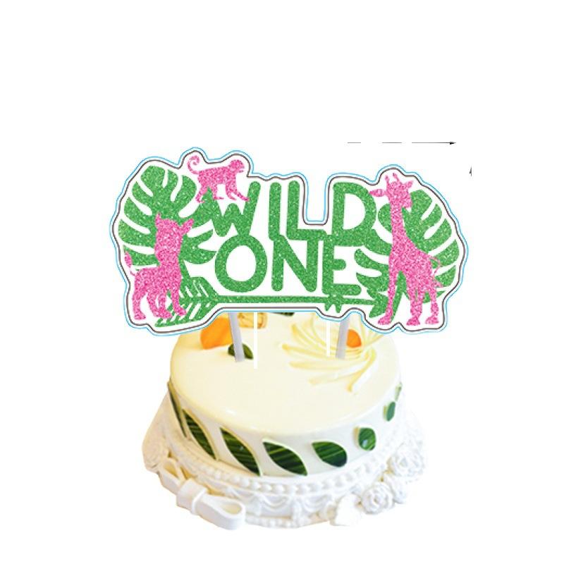 Wild Party Supplies Wildone Gold Wild Birthday Decoration Female Treasure First Year Arrangement Birthday Arrangement