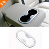 Silver For Mazda 6 M6 Atenza CX5 CX-5 2013 2014 2015 2016 Accessories Car Rear Seat Water Cup Holder Panel Decor Sticker