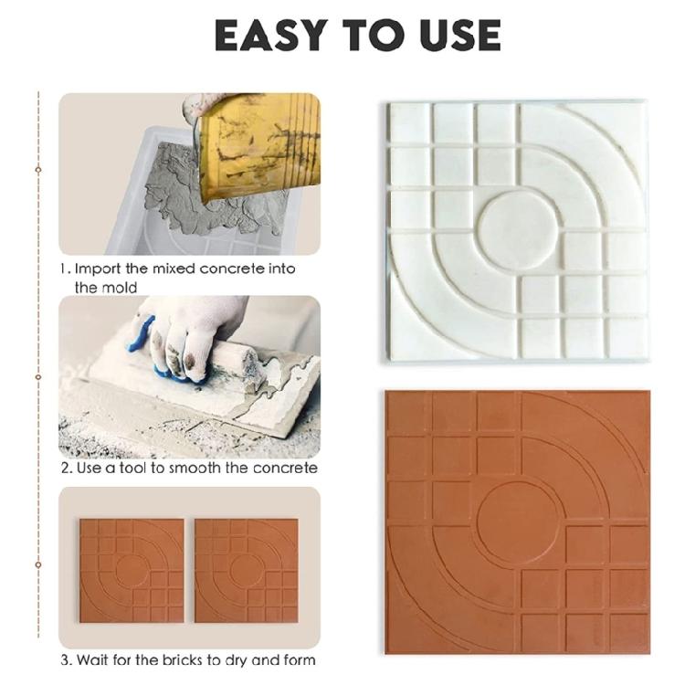 Pair Of Durable Plastic Cement Frames For Building Unique Outdoor districts And Landscape Planning