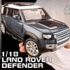 Large 1/18 Scale Land Rover Defender 110 Off Road SUV Alloy Metal Diecast Model Car Computer Desktop Ornament