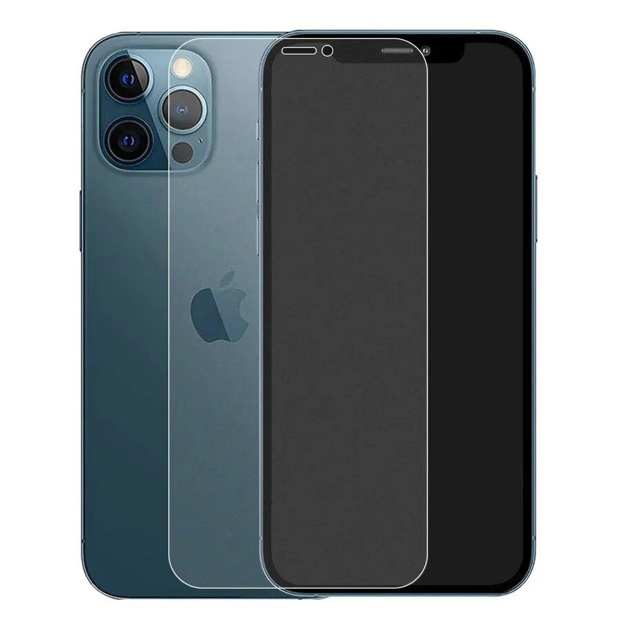 Защитная пленка без отпечатков пальцев для iPhone 11, 12, 13, 14, 15 Pro Max Mini XS XR X 8 7 Plus SE 2022, матовая пленка из закаленного стекла, 2 шт.