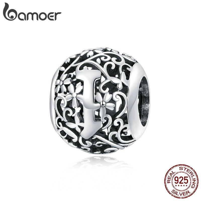 Шарм BAMOER из стерлингового серебра, для браслета