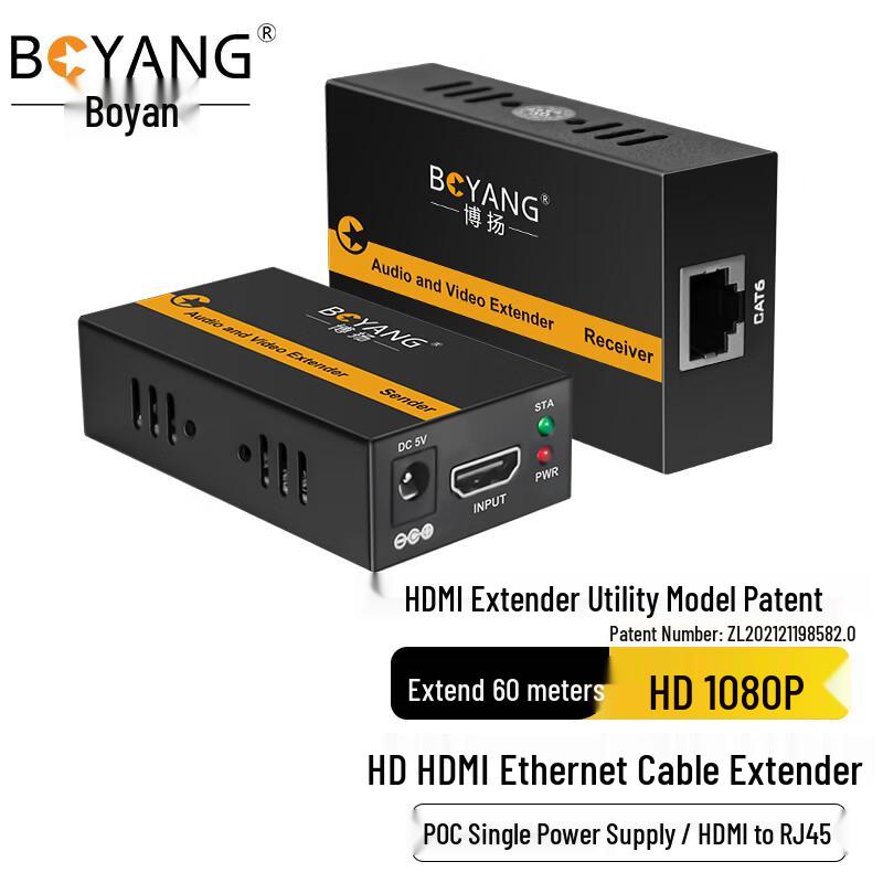 Boyang HDMI и KVM удлинители и оптические трансиверы