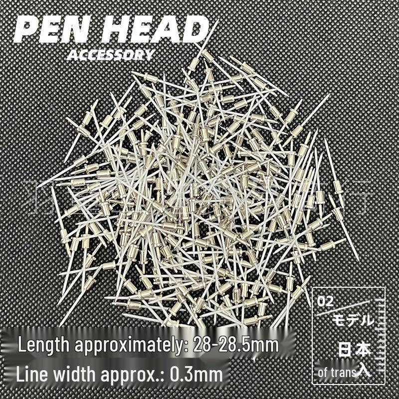 Japanese Fine Point 0.3mm Needle Tip Manga Pen with Refillable Tube