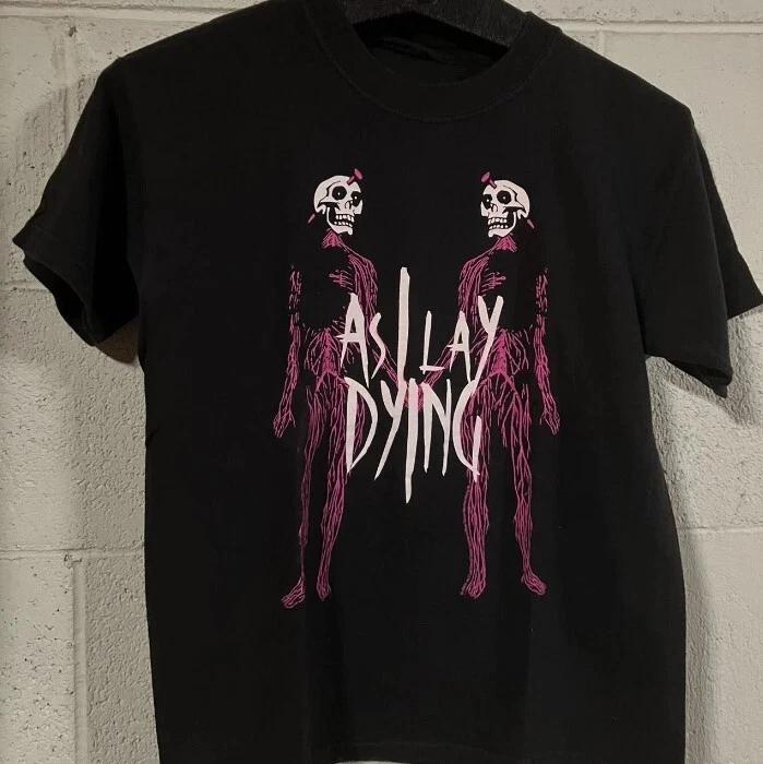 Коллекция As I Lay Dying Подарок на тур группы Для фанатов S-3XL Черная футболка