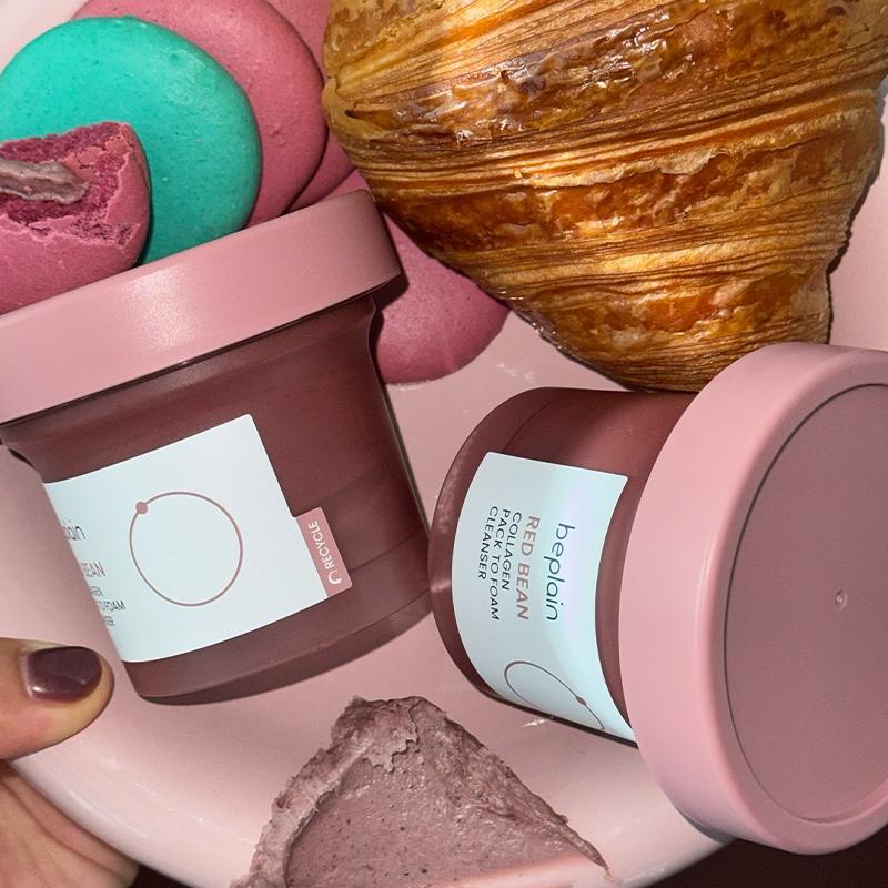 BEPLAIN Red Bean Collagen Pack To Foam Cleanser 100ml