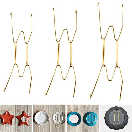 1 комплект металлической пластины, пружинная вешалка с настенным крючком, прозрачная защита, невидимая W-образная, регулируемая, круглая, прямоугольная, квадратная, керамическая, декоративная.