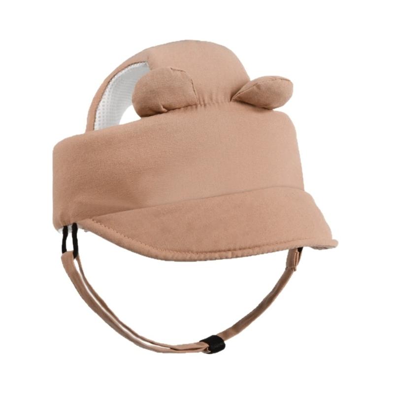 Breathable Infant Safety Helmets Hat Solid Color Lightweight Design Head Protector for Learning to Walk Toddler Baby