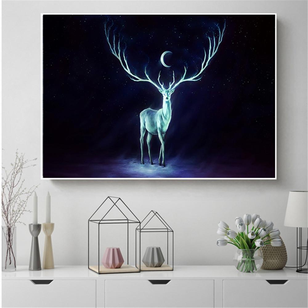 Абстрактная картина маслом, настенное искусство, китайский постер с драконом, винтажные холсты, картины для гостиной, домашний декор