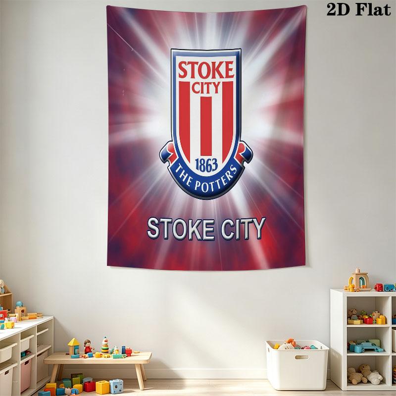 SCFC logo Wall Hanging Printed Fabric Blanket Decorative Tapestries for Bedroom Living Room Home Decor
