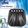 with 8/5 USB Fans Car Ice Silk Seat Cushion Fast Blowing Car Seat Cooling Pad  Office Chairs