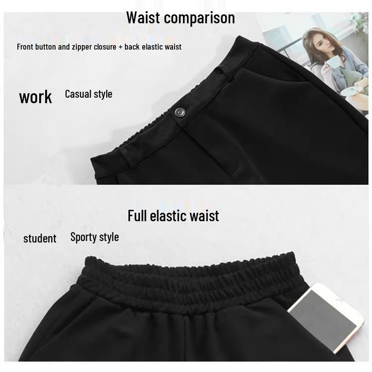 Женские брюки с высокой талией и широкими штанинами - Стройнящие, свободного кроя, больших размеров, длиной до пола, идеально подходят для весны и осени.