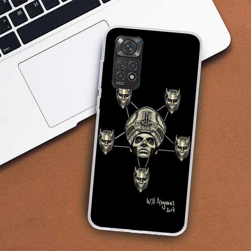 Ghost Papa Emeritus Phone Case For Xiaomi Redmi Note 13 12 12S 11 11S 10 10S 9 9S 11T 11E Pro Plus 8 8T 7 + Coque Cover