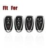 Zinc Alloy Leather Car Key Cover Case For Chevrolet Camaro Malibu Cruze Bolt EV