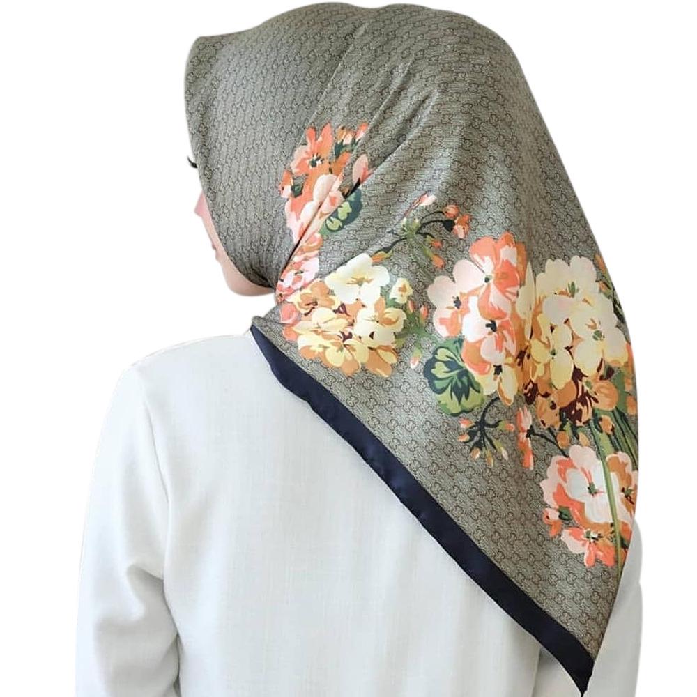 High-quality Luxurious Silk Scarves Headband Scarfs Neck Scarf For Women Chain Silk Scarf Women's Decorative Shawl
