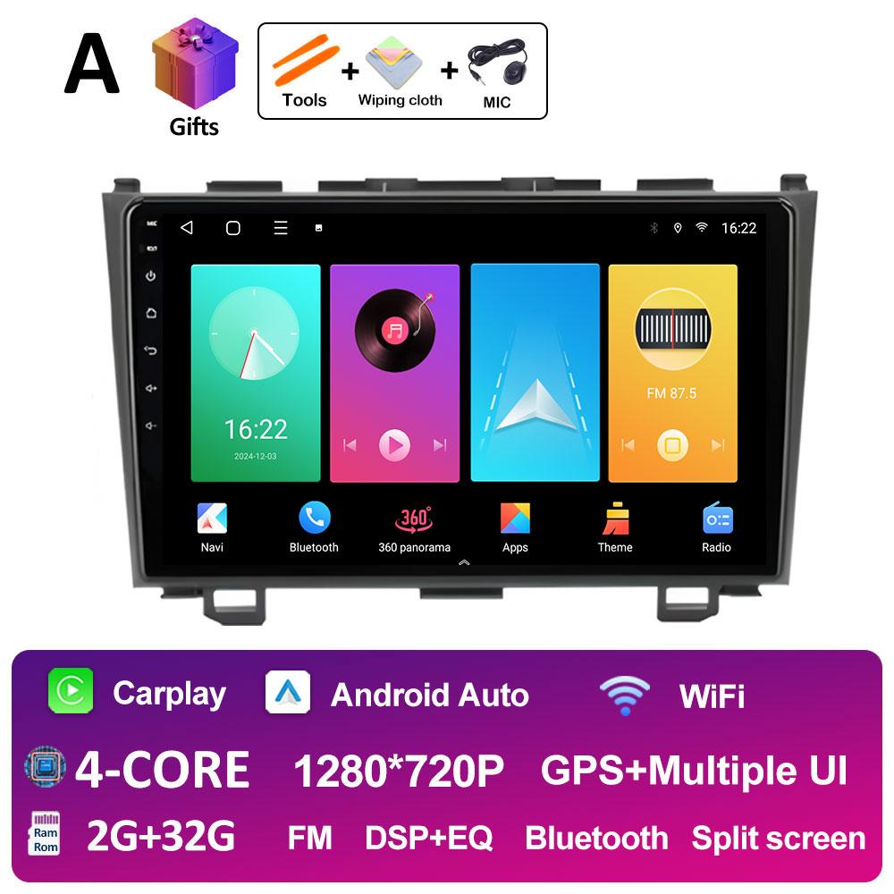 GPS-навигация для Honda CR-V 3 RE CRV 2007 2008 2009 2010 2011 WIFI 9-дюймовый Android автомобильный радиоприемник мультимедийный видеоплеер автоинструменты