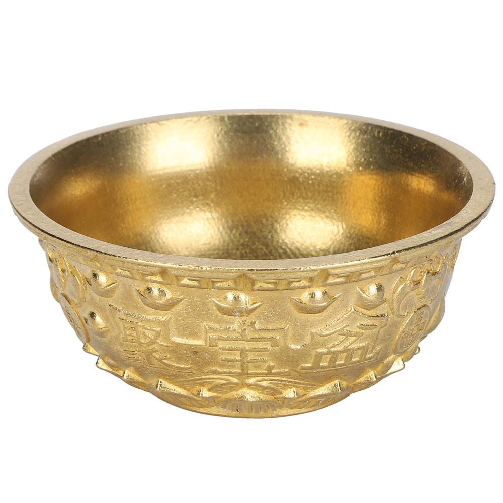 Brass Cornucopia Bowl Classic Embossed Wealth Prosperity Bowl Wealth Abundance Gift