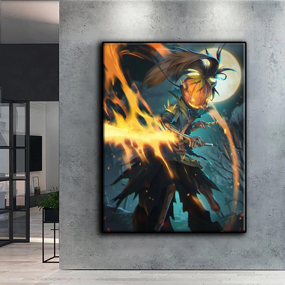 5D DIY Хэллоуин страшная голова тыквы человек вышивка крестиком стразы Алмазный рисунок вышивка мозаика домашний декор