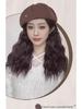 Универсальный парик-берет для женщин: Стильный длинный вьющийся и прямой парик со съемной шапочкой