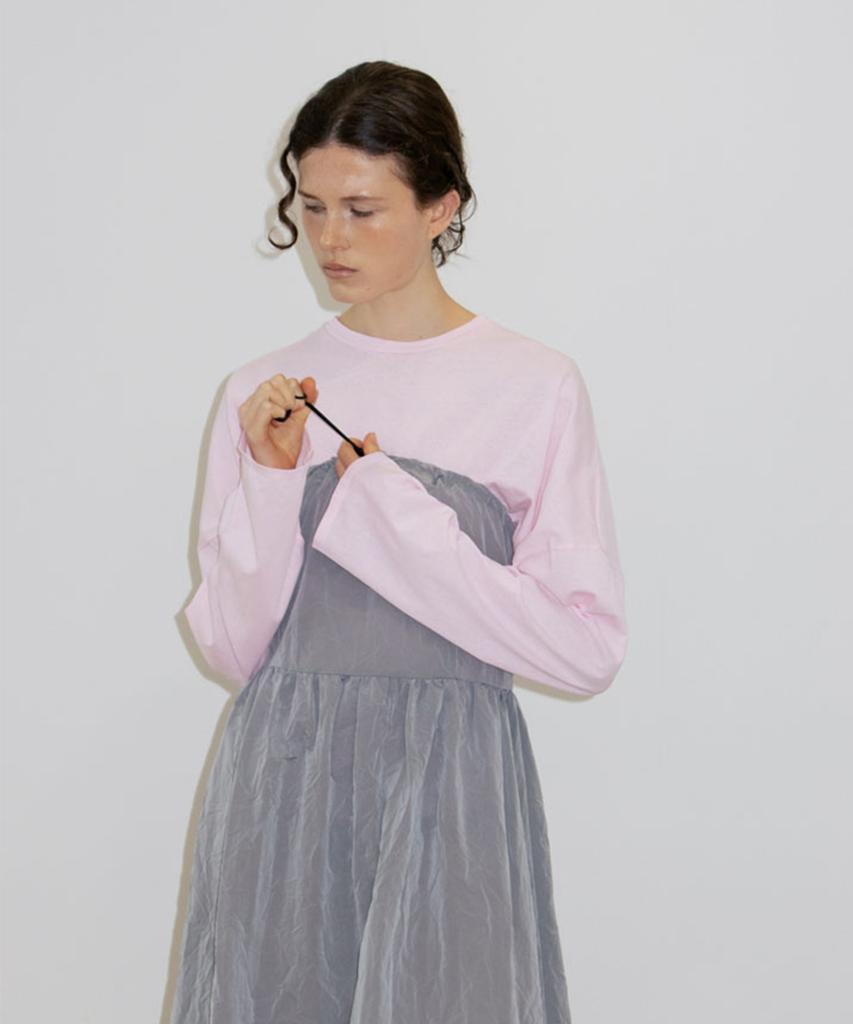 SUSUMU Organic Cotton Longsleeve Tee - Pink