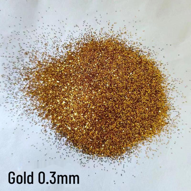 Золотой, серебряный и блестящий пигментный порошок с клеем для поделок своими руками и рождественских украшений.