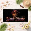Tupac (14) Custom Name Beach Towel Soft Towel Gift for Beach Pool Swimming Vacation