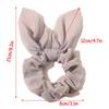 Шифоновая резинка для волос с бантом и кроличьими ушками - Универсальный аксессуар для волос конфетного цвета для девочек
