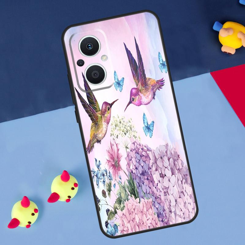 Колибри Для OPPO Reno 12F 13F 14F 11F 10 11 12 13 14 Pro 8T 7 8 Lite OPPO Find X9 X8 X6 X5 Pro Чехол