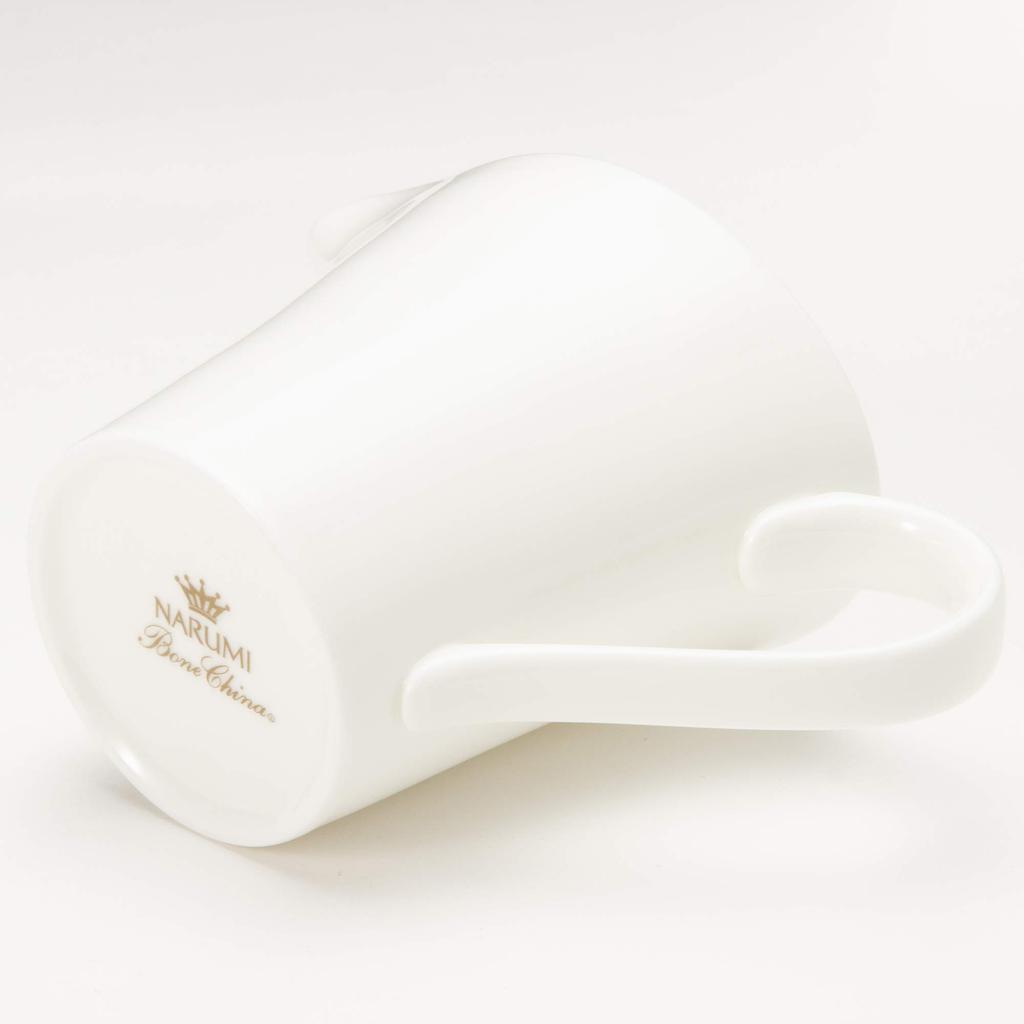 Сливочник NARUMI, Плоский край, Белый, 175 мл, Сделано в Японии, 51030-4660