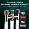 Save Space Copper One in Three Out Water Inlet Valve Multifunctional Filling Valves Diverter Valve Washing Machine Inlet Valve