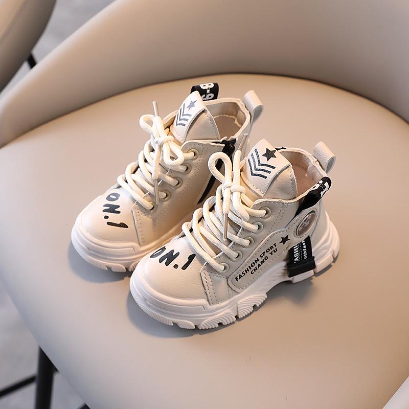 Осенне-зимние детские повседневные ботильоны, осенние ботинки martin, повседневная обувь для мальчиков, модные мягкие нескользящие детские ботинки