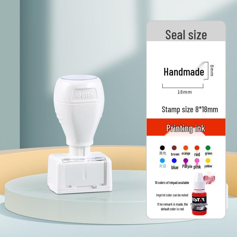 Штамп с индивидуальным логотипом цветочного магазина - Дизайн печати, узоры для DIY (Круглый и Прямоугольный)