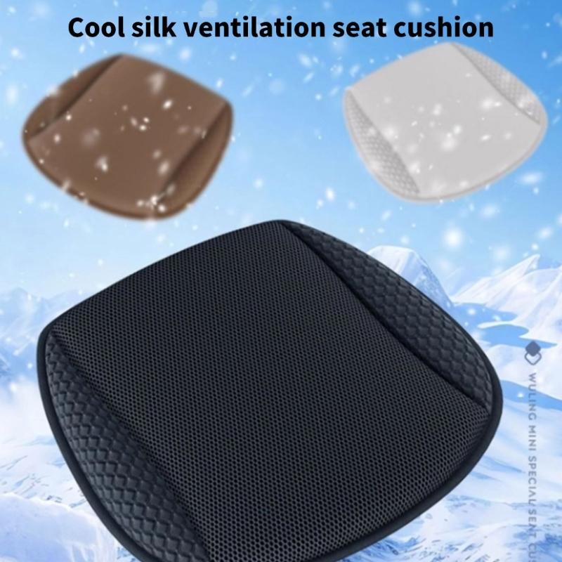 Car Seat Coolers Pad 5 Strong Fans 15 Second Rapid Cooling Vehicle Seat Coolers for Drivers Passenger Homes Office Use