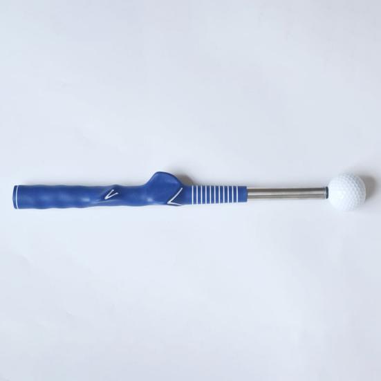 Тренажер для свинга в гольфе с клик-отдачей, выдвижной тренажер темпа клюшки для разминки, тренировки в помещении, телескопическая короткая клюшка для правой/левой руки